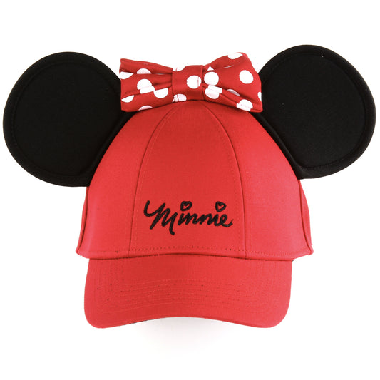 MINNIE MOUSE Youth Cap with 3D Ears & Bow (Pack of 3)