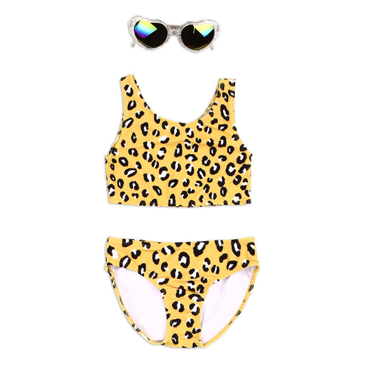 #GIRLSQUAD Girls 4-6X Swimsuit w/ Sunglasses (Pack of 6)