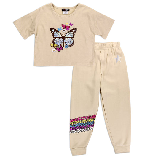 #GIRLSQUAD 7-14 Girls 2-Piece Jogger Set (Pack of 6)