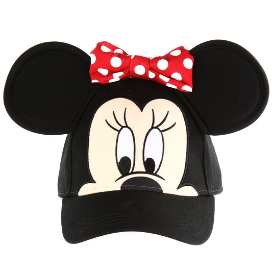 MINNIE MOUSE Youth Cap with 3D Ears & Bow (Pack of 3)