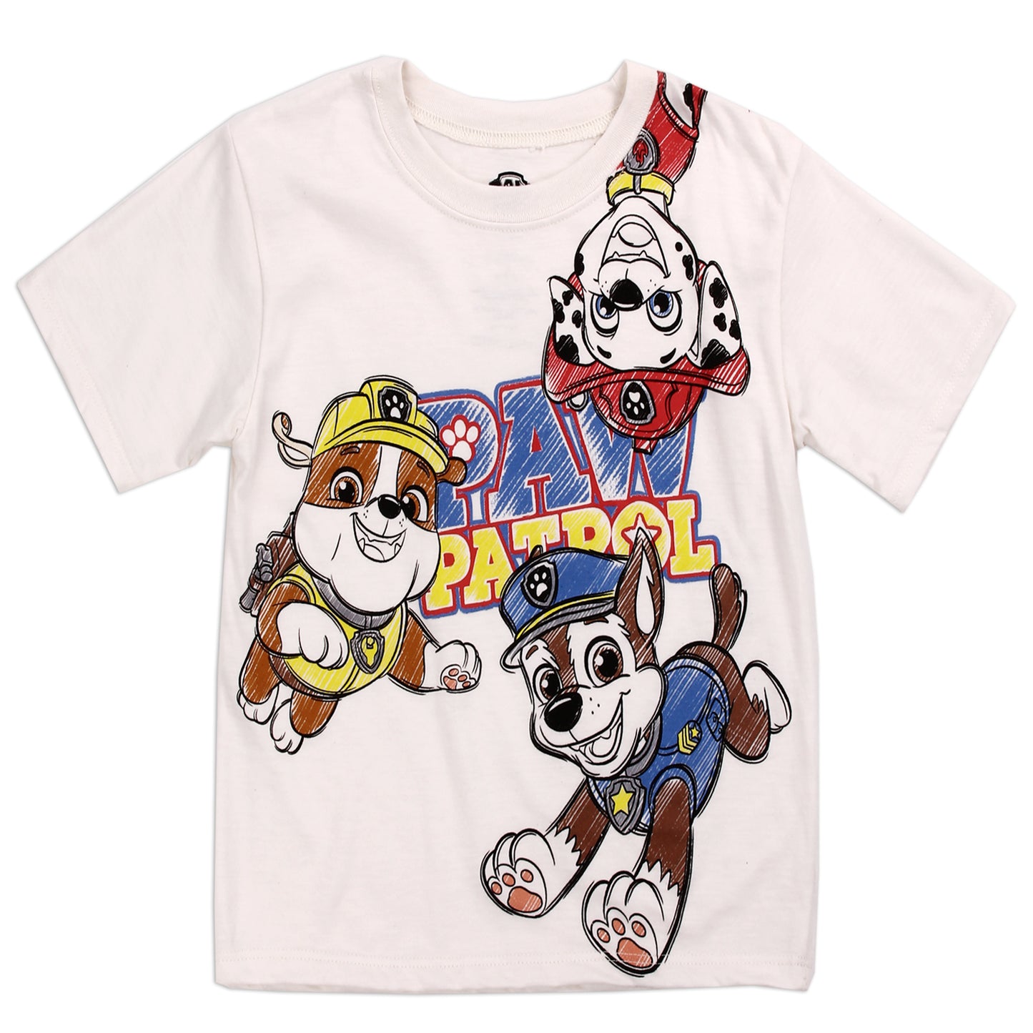 PAW PATROL Boys 4-7 T-Shirt (Pack of 6)