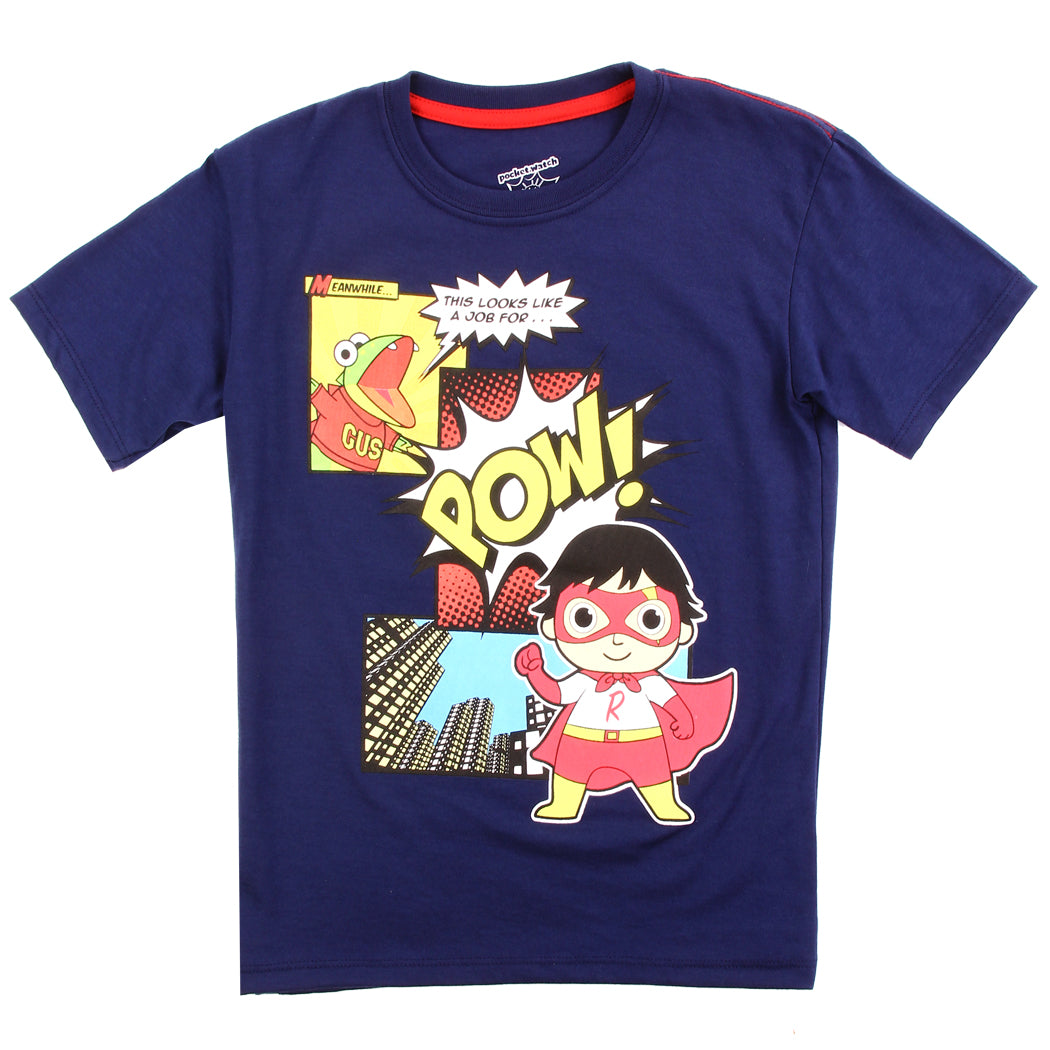 RYAN'S WORLD Boys 4-7 T-Shirt (Pack of 6)