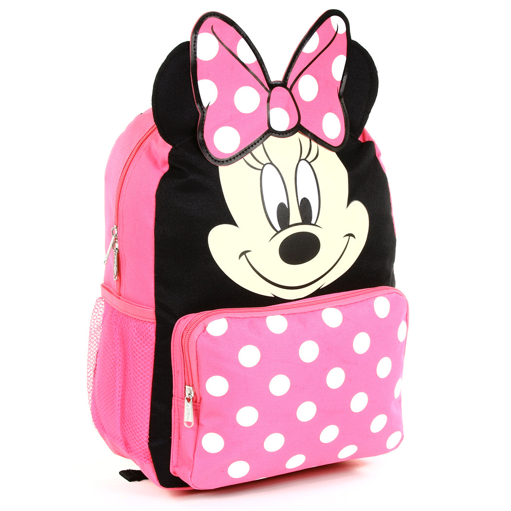 MINNIE MOUSE Mini 14" Backpack with 3D Ears (Pack of 3)