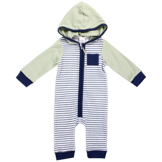 ATTITUDE BABY Boys Newborn Hooded Coverall (Pack of 6)