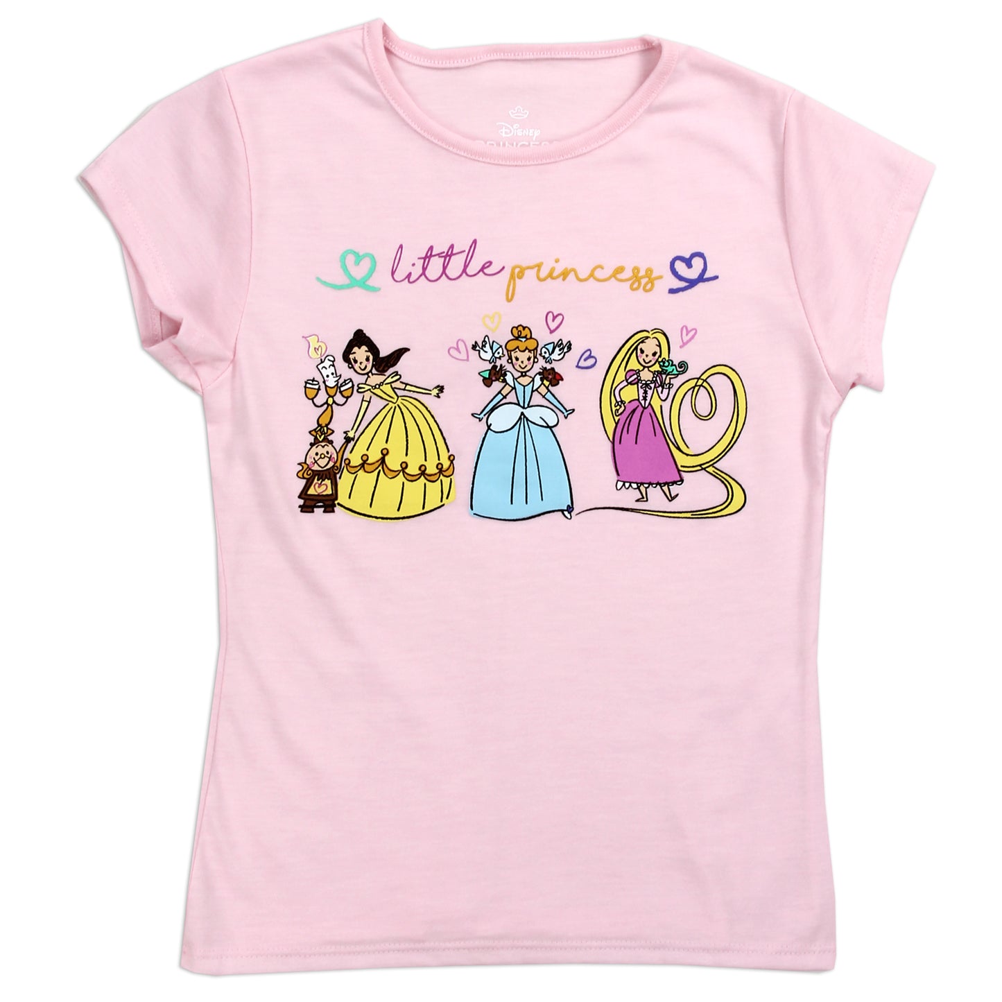 DISNEY PRINCESS Girls 4-6X T-Shirt (Pack of 6)