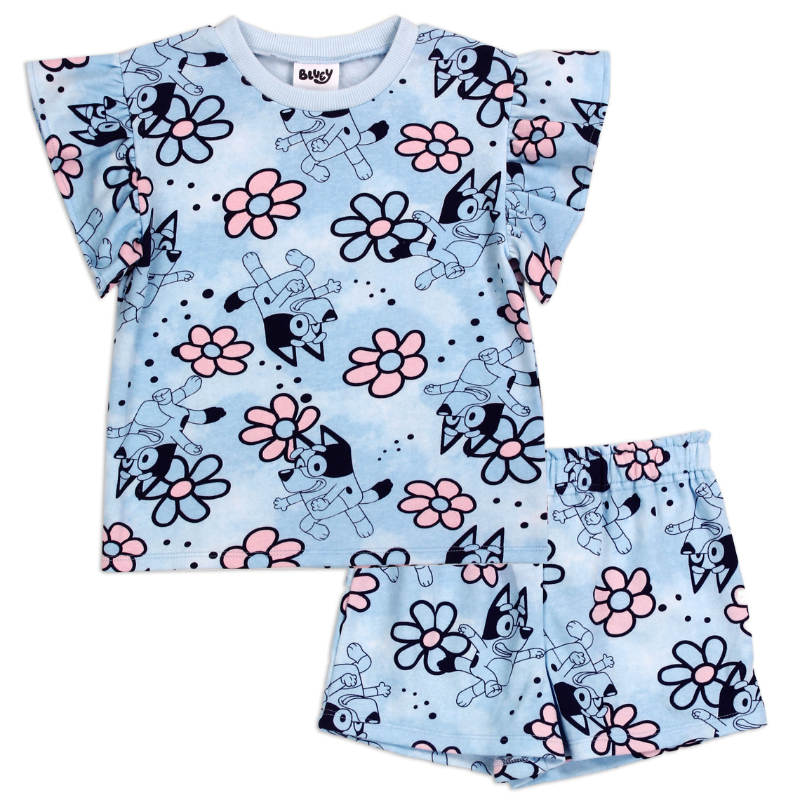 Copy of BLUEY Girls 4-6X 2-Piece FT Short Set (Pack of 6)