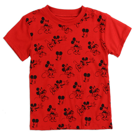 MICKEY MOUSE Boys Toddler T-Shirt (Pack of 6)