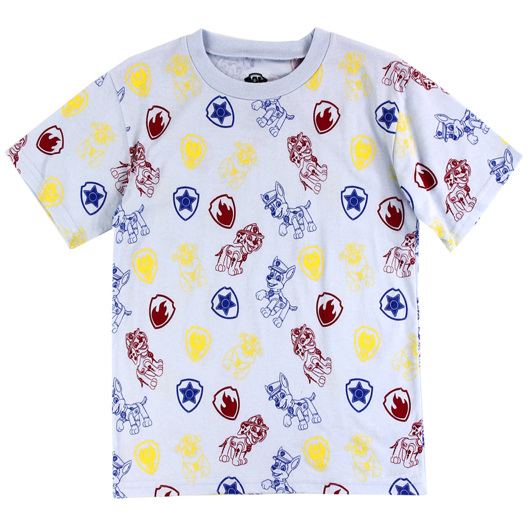 PAW PATROL Boys 4-7 T-Shirt (Pack of 6)