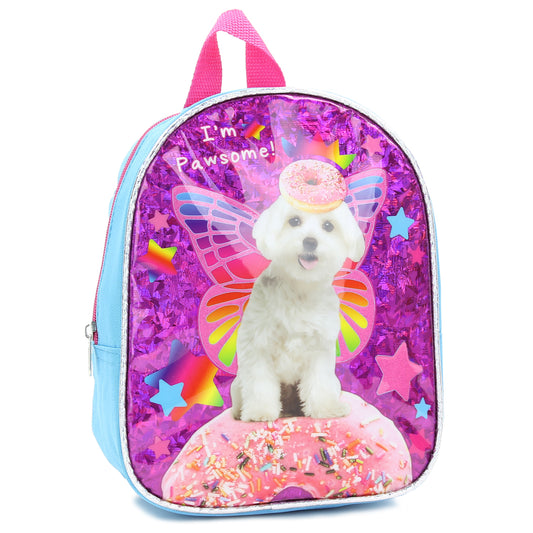 CONFETTI Mini 10" Shiny Print Backpack (Pack of 3)