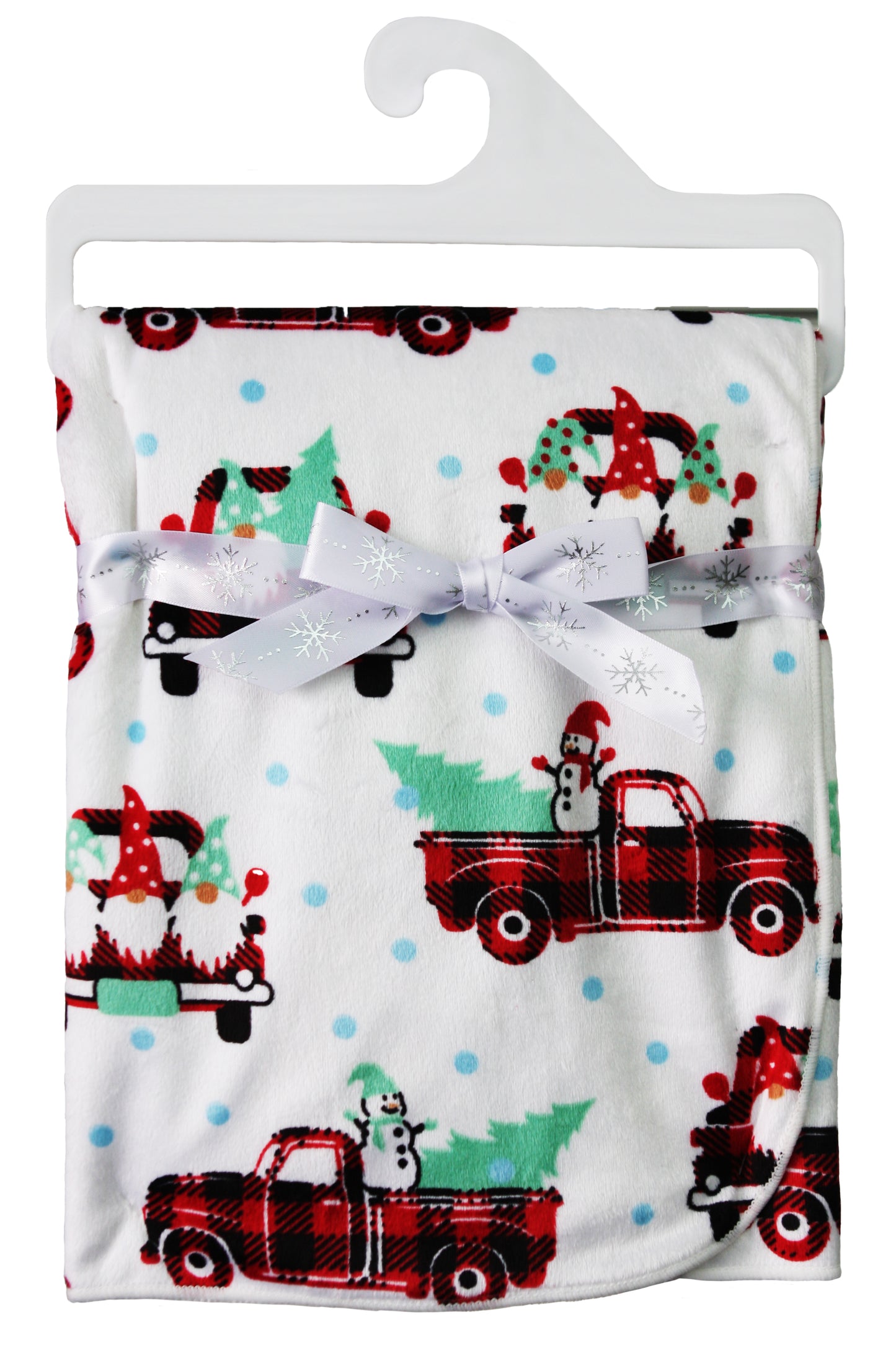 BABY'S FIRST CHRISTMAS Plush Baby Blanket (Pack of 4)