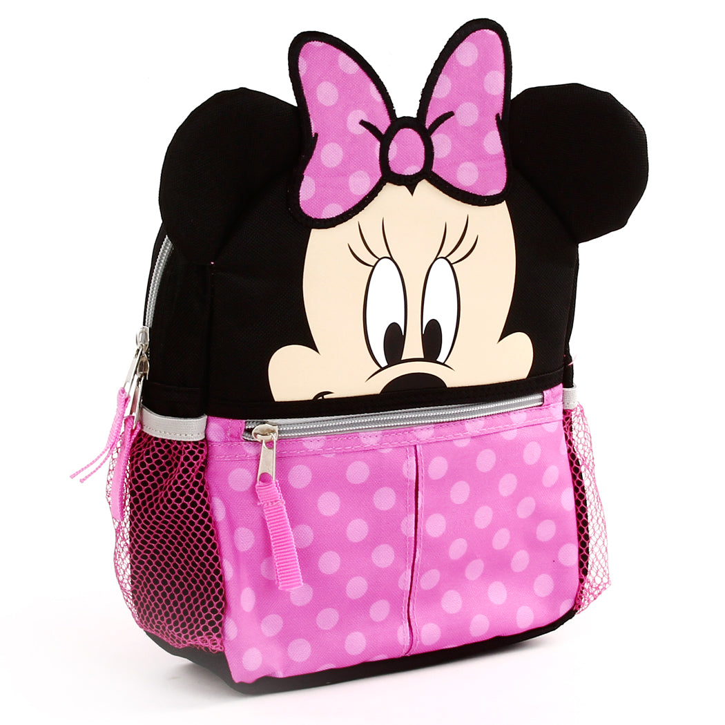 MINNIE MOUSE Mini 10" Backpack with Harness & Lead (Pack of 3)