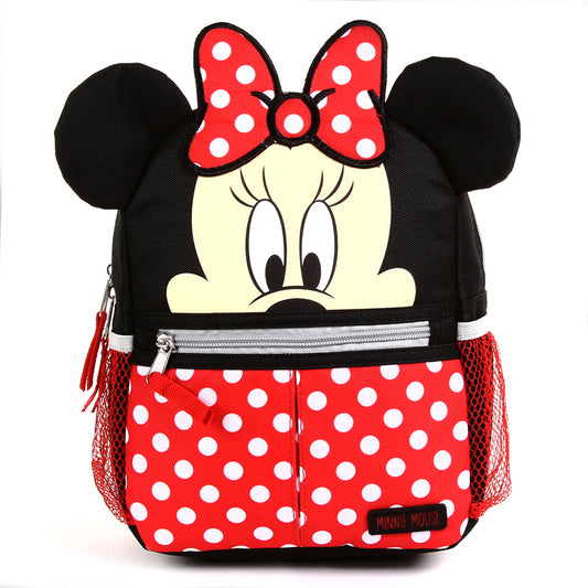 MINNIE MOUSE Mini 10" Backpack with Harness & Lead (Pack of 3)