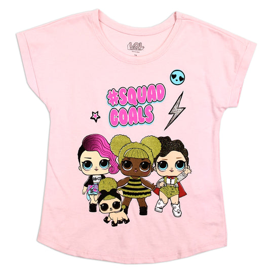 LOL SURPISE Girls 7-12 T-Shirt (Pack of 6)