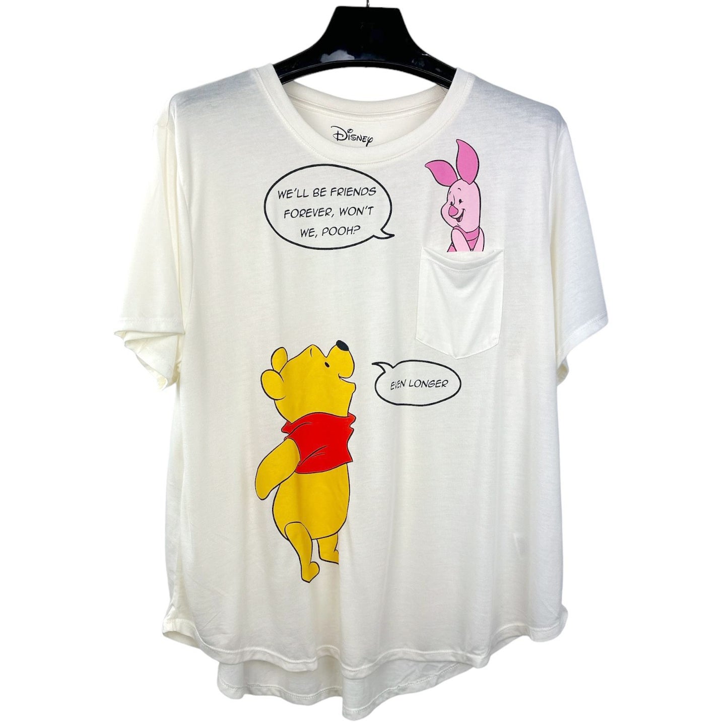 WINNIE THE POOH Junior Plus Size High-Low Top (Pack of 6)