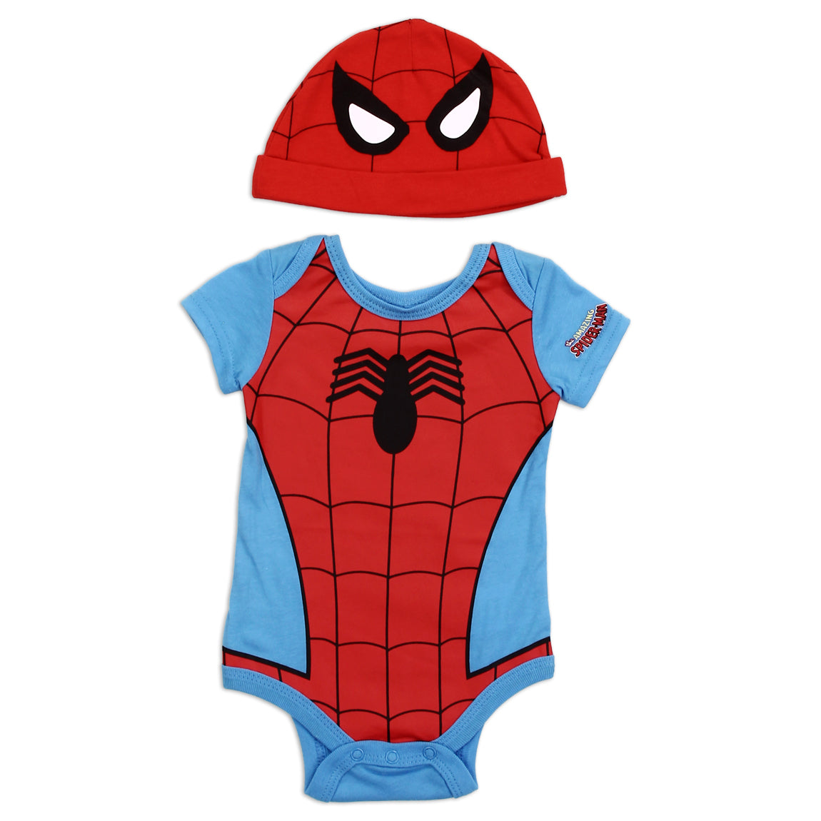 SPIDER-MAN Boys Creeper & Hat Set (Pack of 6)