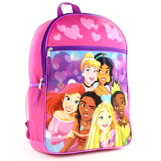 DISNEY PRINCESS Deluxe 16" Backpack (Pack of 3)