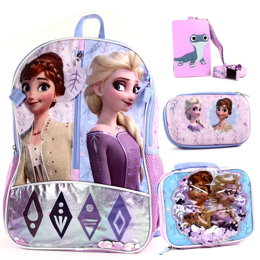 FROZEN 4-Piece Deluxe Backpack Set (Pack of 3)