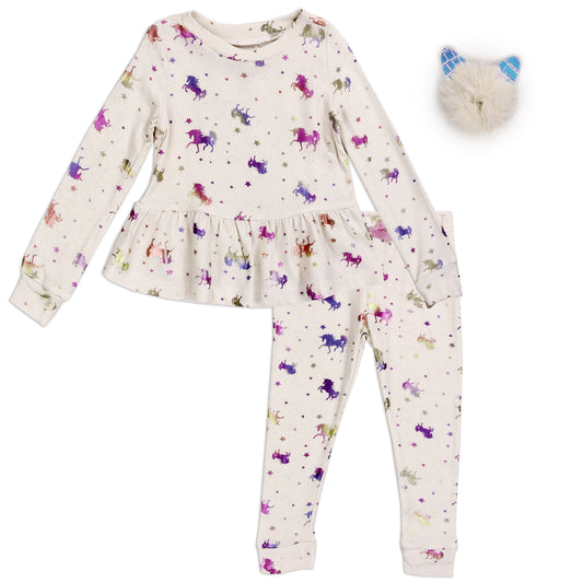 Girls 12M-24M 3-Piece Pajama Set (Pack of 6)