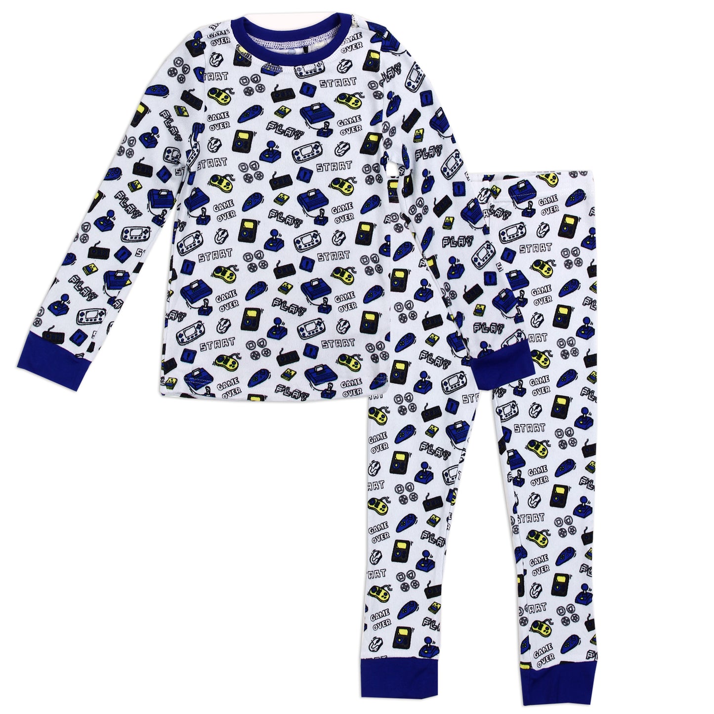 Boys 2T-4T Poly/Spandex 2-Piece Pajama Set (Pack of 6)