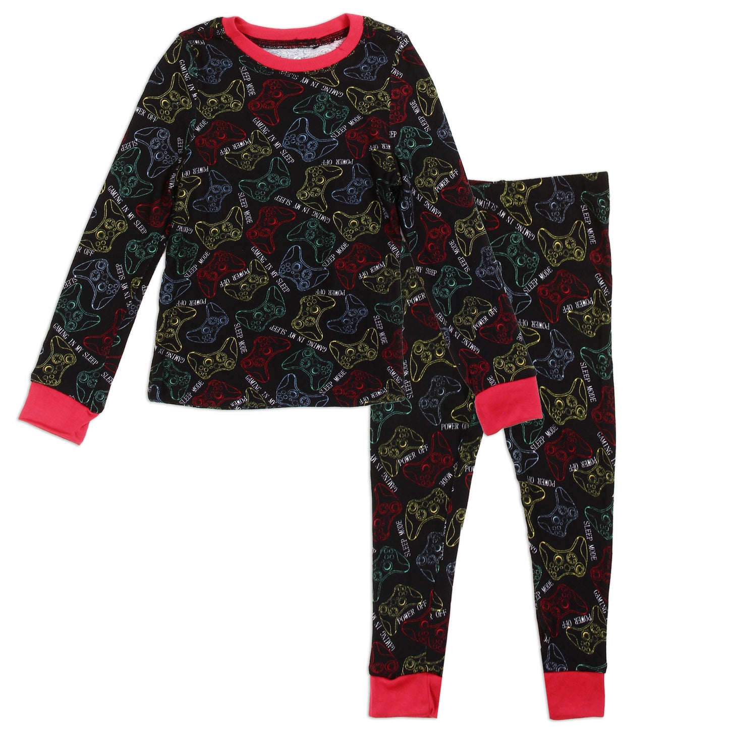 Boys 4-7 Poly/Spandex 2-Piece Pajama Set (Pack of 6)