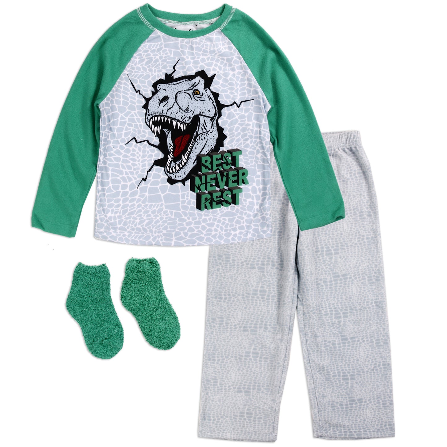 Boys 4-7 Polar Fleece 3-Piece Pajama Set (Pack of 6)