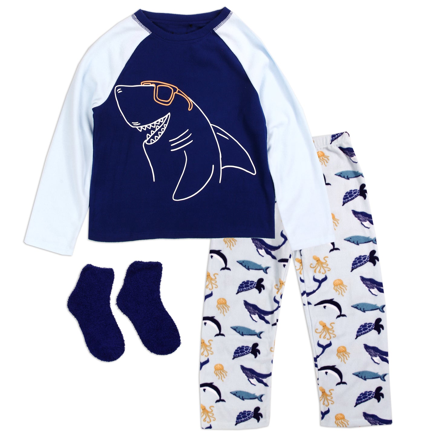 Boys 4-7 Polar Fleece 3-Piece Pajama Set (Pack of 11)