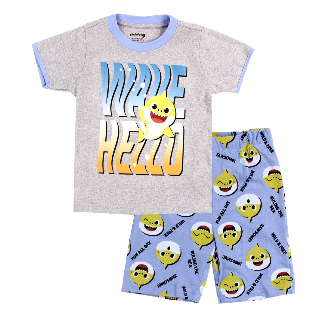 BABY SHARK Boys Toddler 2-Piece Short Set (Pack of 4)