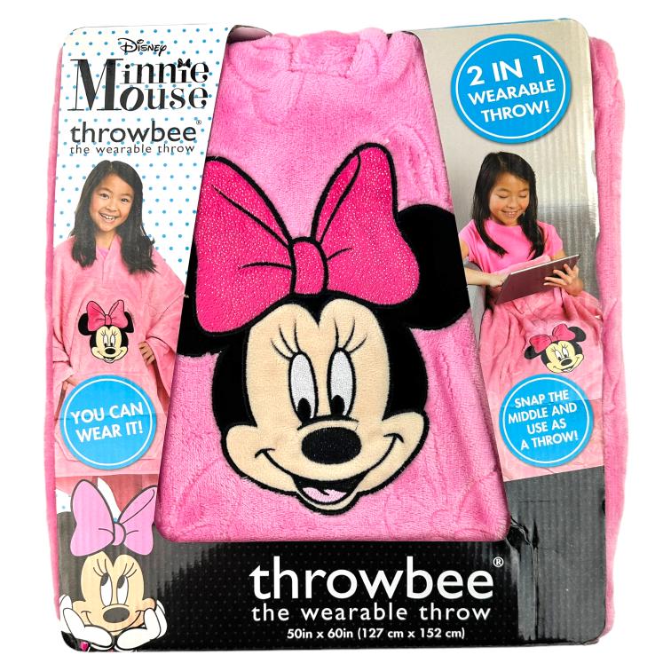 MINNIE MOUSE Throwbee® Kids' Wearable Throw Blanket (Pack of 3)