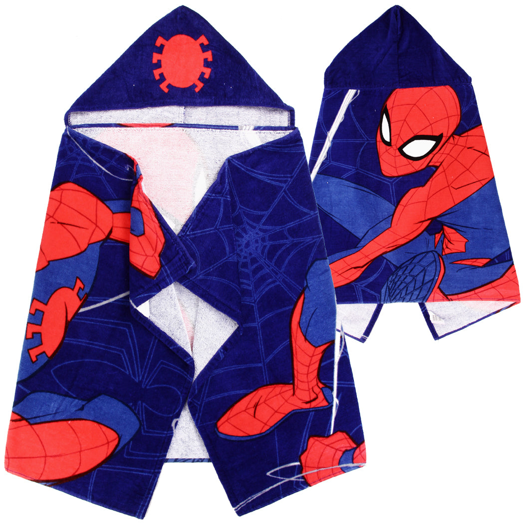 SPIDER-MAN Kid's Hooded Towel (Pack of 3)