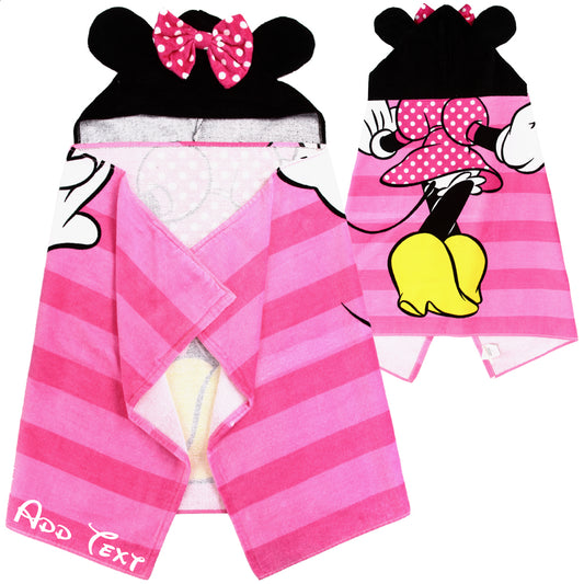 MINNIE MOUSE Kid's Hooded Towel (Pack of 3)