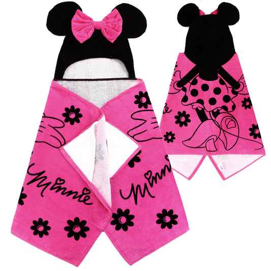 MINNIE MOUSE Kid's Hooded Towel (Pack of 3)