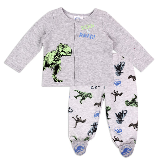 JURASSIC WORLD Boys Newborn 2-Piece Fleece Set (Pack of 6)