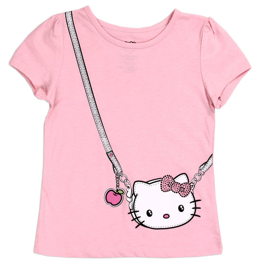 HELLO KITTY Girls 4-6X Fashion Top (Pack of 6)