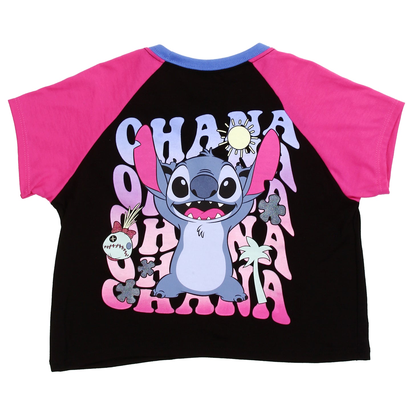 STITCH Girls 4-6X Crop T-Shirt (Pack of 6)