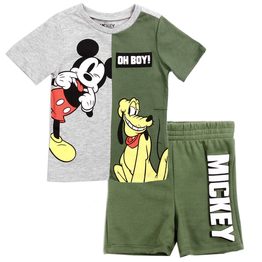 MICKEY MOUSE Boys Toddler 2-Piece Short Set (Pack of 8)