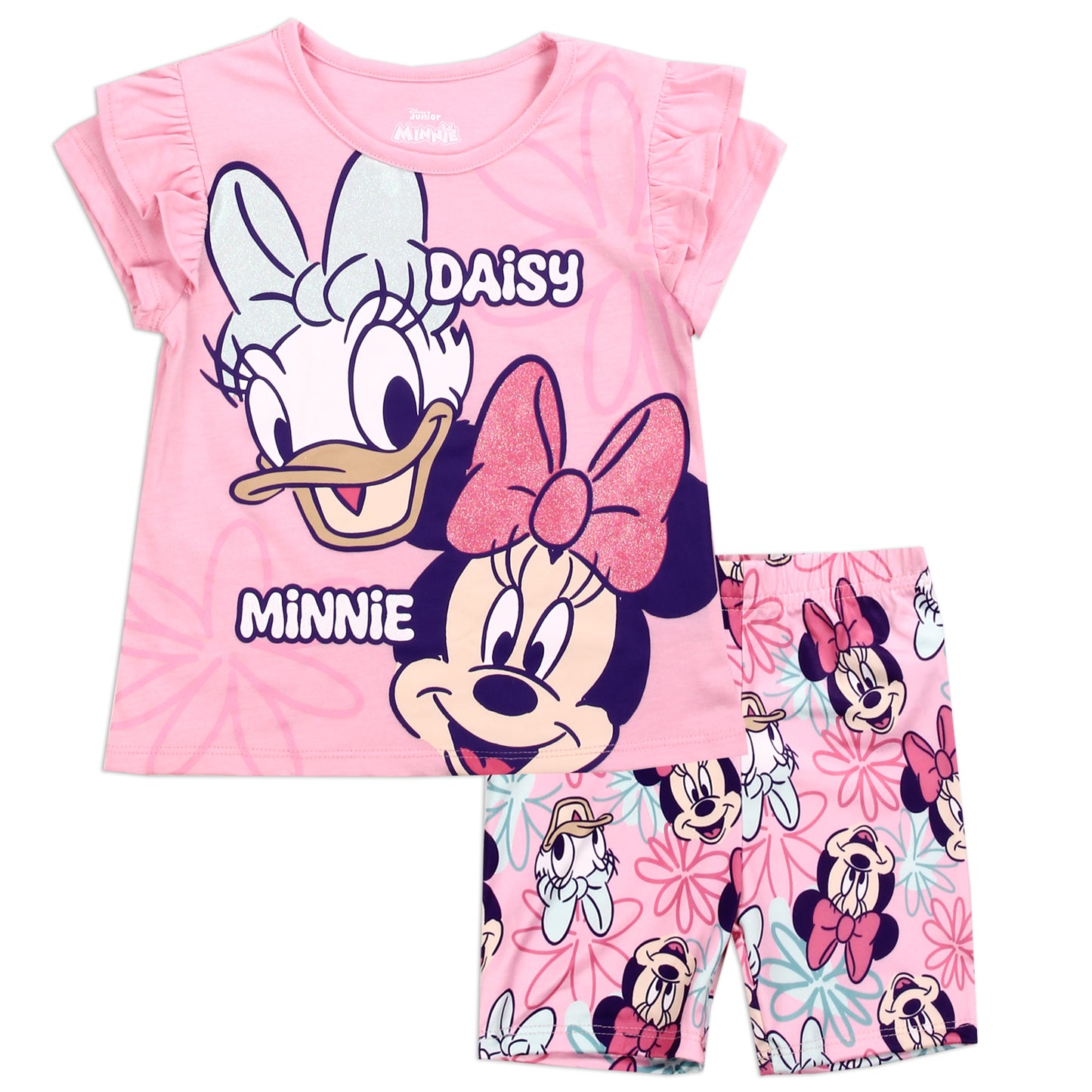 MINNIE MOUSE Girls Toddler 2-Piece Short Set (Pack of 4)