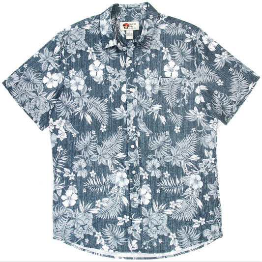 PARADISE KEY Men's Tropical 100% Cotton Shirt (Pack of 3 - By Size)