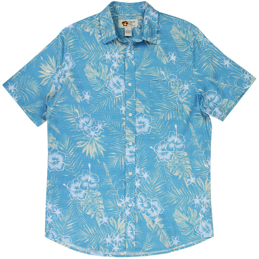 PARADISE KEY Men's Tropical 100% Cotton Shirt (Pack of 3 - By Size)