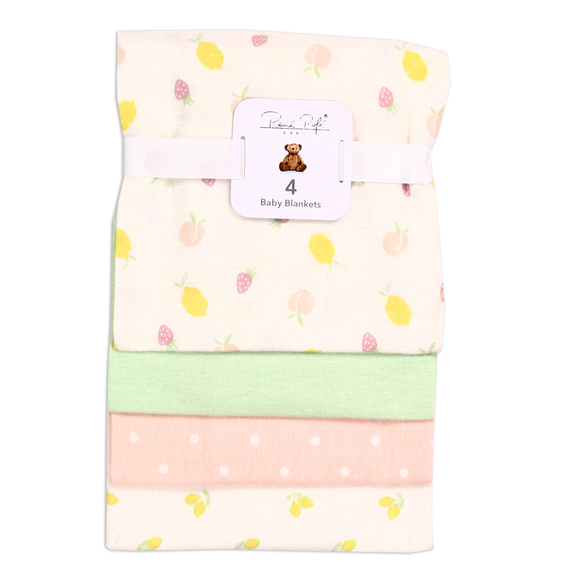 RENE ROFE 4-Pack Receiving Baby Blankets (Pack of 6)