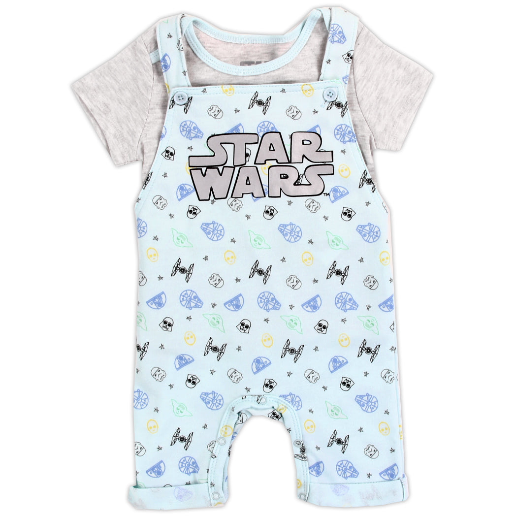 STAR WARS Boys Newborn Shortall Set (Pack of 6)