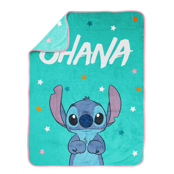 STITCH Kids' Plush Throw Blanket (Pack of 3)