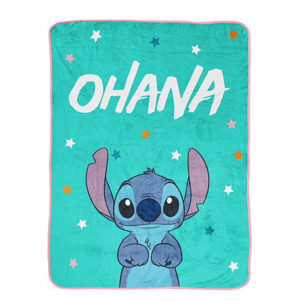 STITCH Kids' Plush Throw Blanket (Pack of 3)