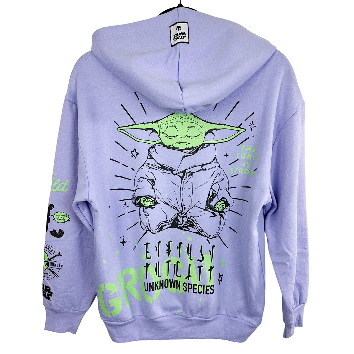 STAR WARS YODA Plus Size Fleece Hooded Sweatshirt (Pack of 5)