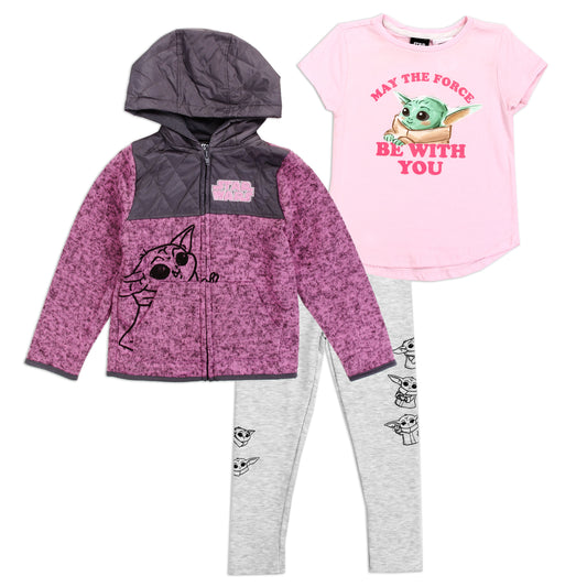 BABY YODA Girls 3-Piece Jacket Set (Pack of 6)