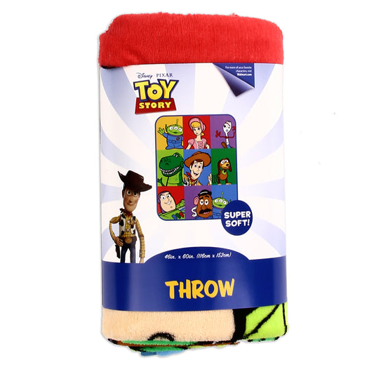 TOY STORY Kids' Plush Throw Blanket (Pack of 3)