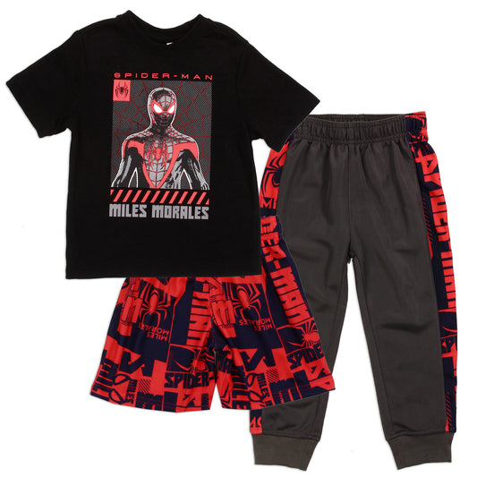 SPIDER-MAN Boys Toddler 3-Piece Active Set (Pack of 6)