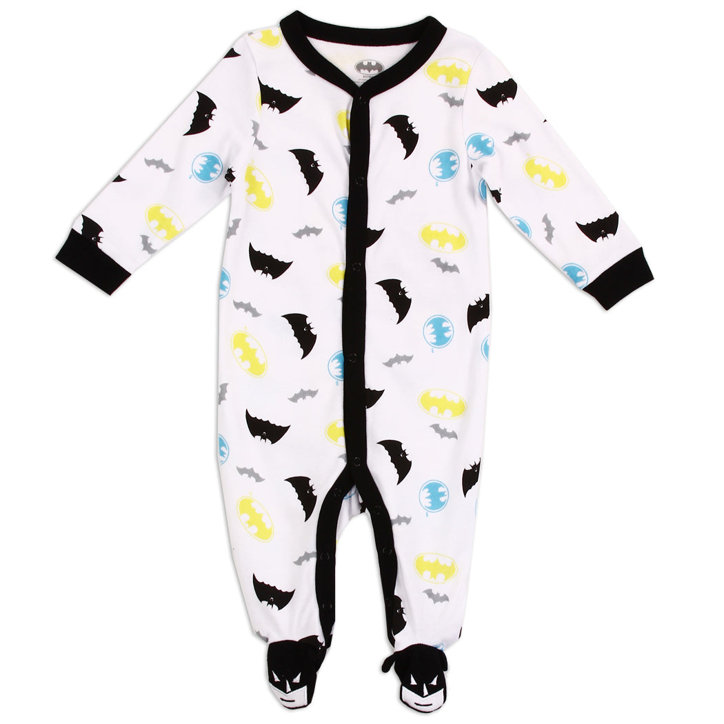 BATMAN Boys Newborn Sleeper (Pack of 6)