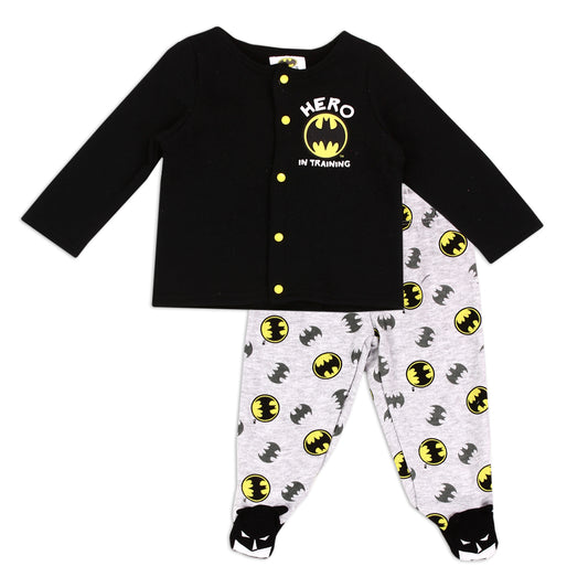 BATMAN Boys Newborn 2-Piece Fleece Set (Pack of 6)