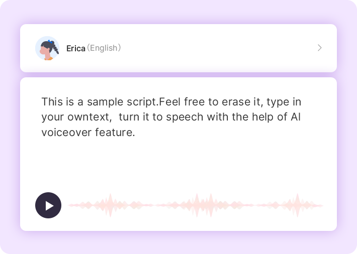 ai voiceover text to speech tts